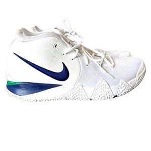 Nike Kyrie 4 White And Deep Royal Sneakers Mens Size 14